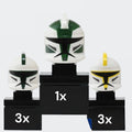 Redmill Helmet LOT - 3x 327th Trooper, 3x 41st Trooper, 1x Gree